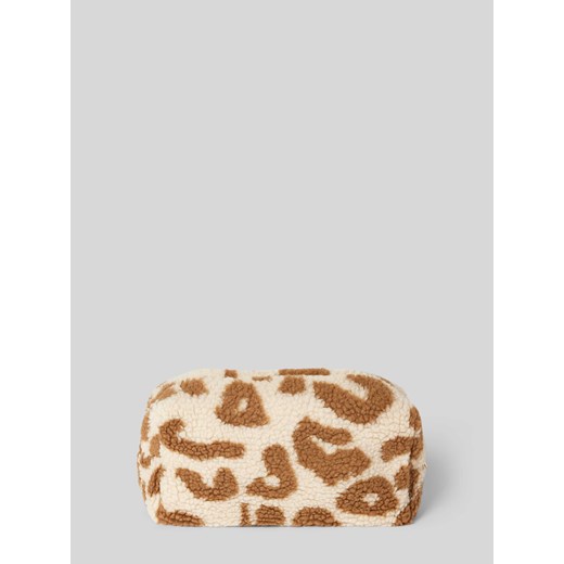 Kosmetyczka damska z futerka model 'Ecru Leopard' Studio Noos One Size Peek&Cloppenburg 
