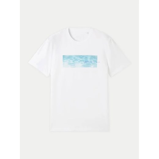 Tom Tailor Denim T-Shirt 1042045 Biały Regular Fit Tom Tailor Denim XXL MODIVO