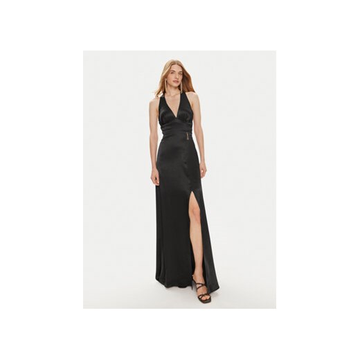 Fracomina Sukienka wieczorowa FQ24SD3024W45101 Czarny Slim Fit ze sklepu MODIVO w kategorii Sukienki - zdjęcie 173410539