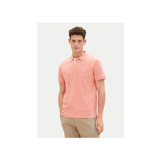 Tom Tailor Polo 1031006 Różowy Regular Fit ze sklepu MODIVO w kategorii T-shirty męskie - zdjęcie 173410547