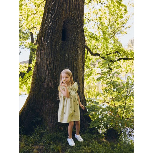 Reserved - Bawełniane trampki slip on - biały ze sklepu Reserved w kategorii Trampki dziecięce - zdjęcie 173412158