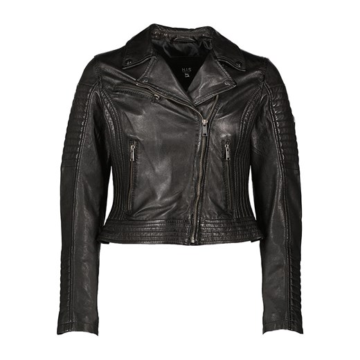 HIS Skórzana kurtka w kolorze czarnym ze sklepu Limango Polska w kategorii Kurtki damskie - zdjęcie 173413948