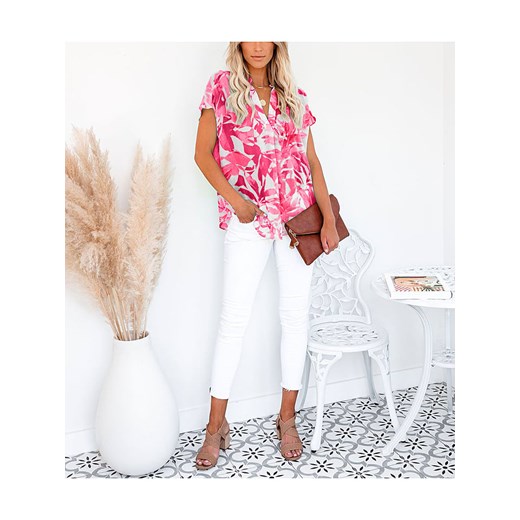 LA Angels Bluzka w kolorze kremowo-różowym La Angels L wyprzedaż Limango Polska