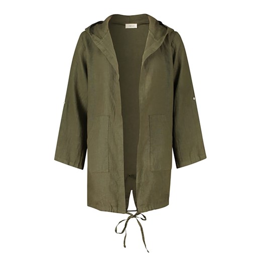 CARTOON Lniana kurtka przejściowa w kolorze khaki ze sklepu Limango Polska w kategorii Kurtki damskie - zdjęcie 173414668