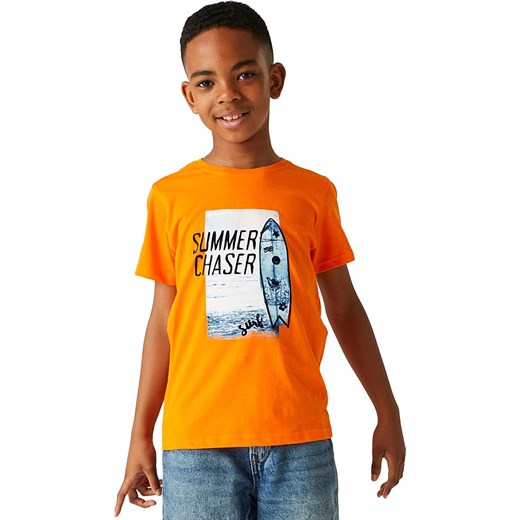 Regatta Koszulka &quot;Bosley VII&quot; w kolorze pomarańczowym ze sklepu Limango Polska w kategorii T-shirty chłopięce - zdjęcie 173415627