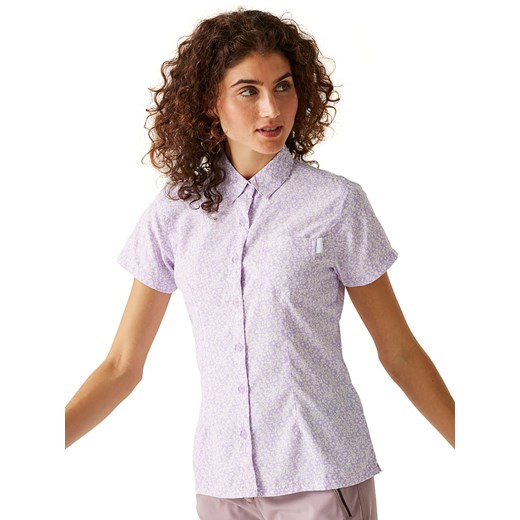 Regatta Koszula funkcyjna &quot;Mindano VIII&quot; w kolorze fioletowym Regatta 46 wyprzedaż Limango Polska