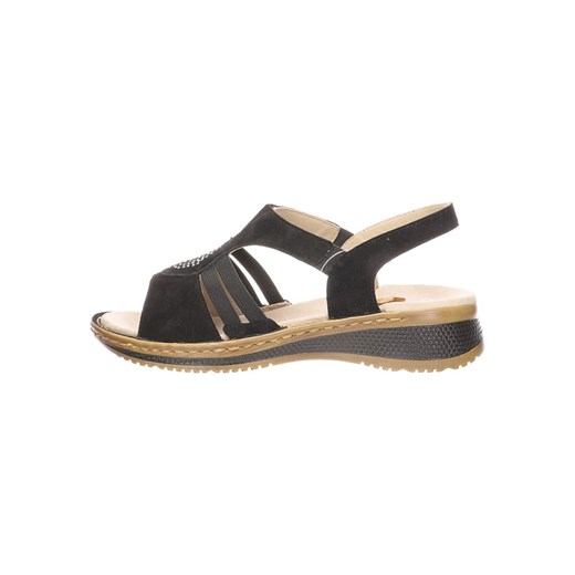 Ara Shoes Skórzane sandały w kolorze czarnym Ara Shoes 37 promocyjna cena Limango Polska