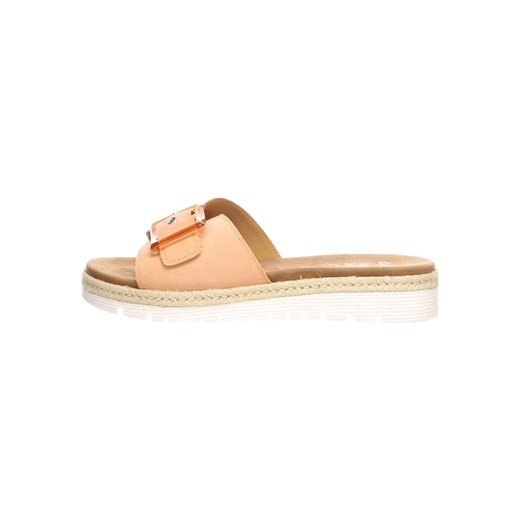 Ara Shoes Skórzane klapki w kolorze pomarańczowym ze sklepu Limango Polska w kategorii Klapki damskie - zdjęcie 173416369