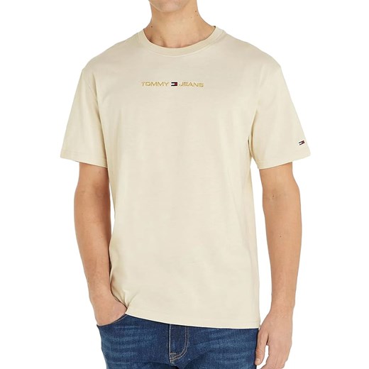 Tommy Hilfiger Koszulka w kolorze beżowym ze sklepu Limango Polska w kategorii T-shirty męskie - zdjęcie 173416409