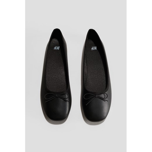 H & M - Baleriny - Czarny ze sklepu H&M w kategorii Balerinki - zdjęcie 173421385
