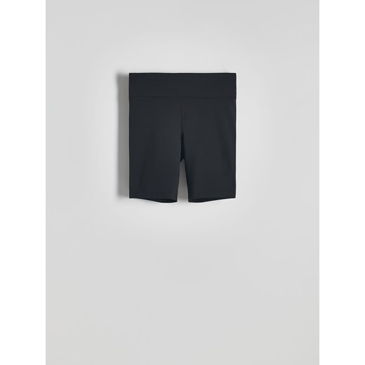 Reserved - Kolarki z przeszyciami - czarny ze sklepu Reserved w kategorii Szorty - zdjęcie 173422259