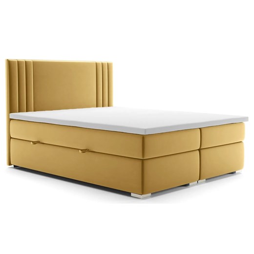 Podwójne łóżko boxspring Puerto 180x200 - 32 kolory ze sklepu Edinos.pl w kategorii Łóżka i materace - zdjęcie 173422628