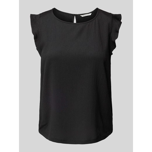 Top z rękawami z falbaną ze sklepu Peek&Cloppenburg  w kategorii Bluzki damskie - zdjęcie 173428698