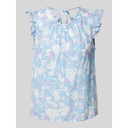 Top bluzkowy z rękawami z falbaną ze sklepu Peek&Cloppenburg  w kategorii Bluzki damskie - zdjęcie 173428699