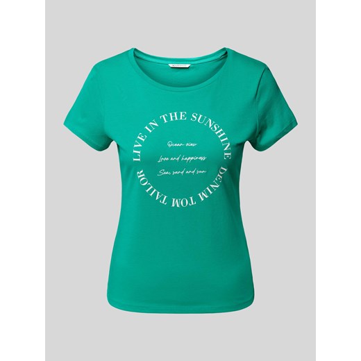 T-shirt z nadrukiem ze sloganem ze sklepu Peek&Cloppenburg  w kategorii Bluzki damskie - zdjęcie 173428738