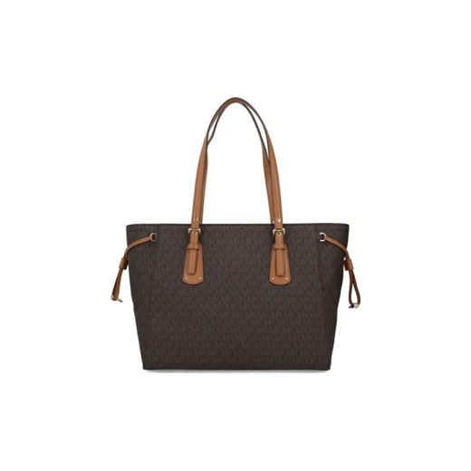 Shopper bag Michael Kors ze skóry ekologicznej duża na ramię matowa 