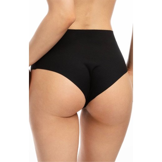 Bezszwowe figi damskie czarne Infinity Maxi, Kolor czarny, Rozmiar L, Julimex ze sklepu Intymna w kategorii Majtki damskie - zdjęcie 173430975
