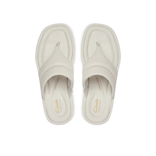 Clarks Japonki Alda Walk 26176262 Biały Clarks 38 MODIVO