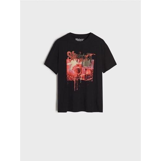 Sinsay - Koszulka Slipknot - czarny ze sklepu Sinsay w kategorii T-shirty męskie - zdjęcie 173434835