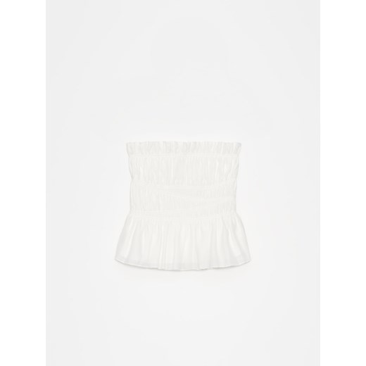 Mohito - Top bez ramiączek - biały ze sklepu Mohito w kategorii Bluzki damskie - zdjęcie 173435868