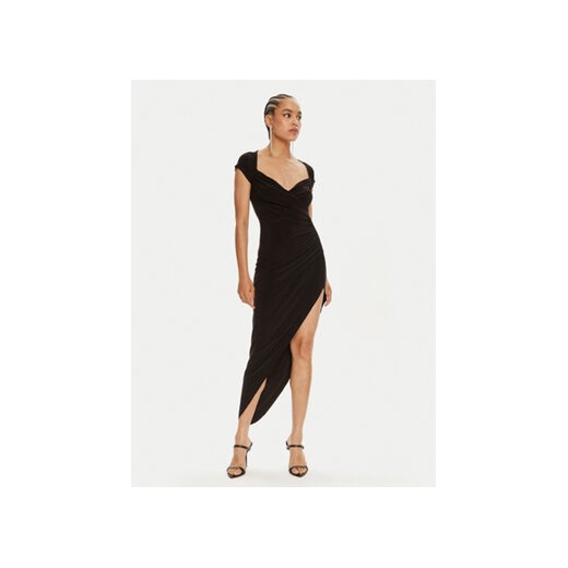 NORMA KAMALI Sukienka koktajlowa KK1243PLC98001 Czarny Slim Fit ze sklepu MODIVO w kategorii Sukienki - zdjęcie 173437949
