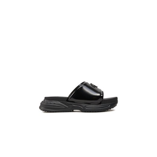 Calvin Klein Jeans Klapki Chunky Comf Slide Mtr YW0YW01506 Czarny ze sklepu MODIVO w kategorii Klapki damskie - zdjęcie 173438168
