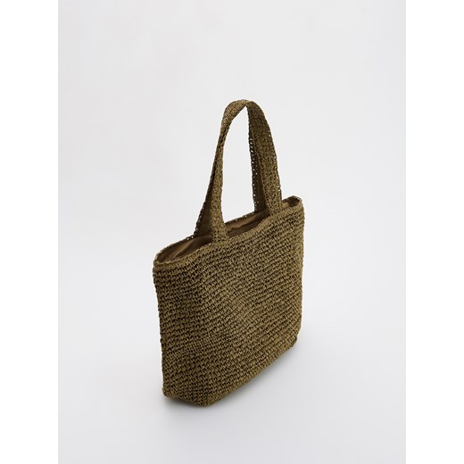 Reserved - Pleciona torebka shopper - brązowy Reserved ONE SIZE Reserved