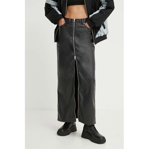 Won Hundred spódnica kolor czarny maxi prosta 3042-16010 ze sklepu ANSWEAR.com w kategorii Spódnice - zdjęcie 173439428