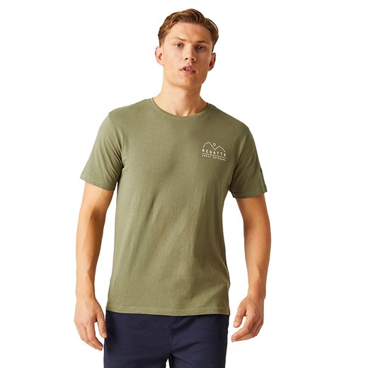 Regatta Koszulka &quot;Cline VIII&quot; w kolorze khaki ze sklepu Limango Polska w kategorii T-shirty męskie - zdjęcie 173441086