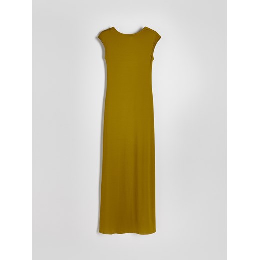 Reserved - Sukienka maxi - oliwkowy Reserved L Reserved