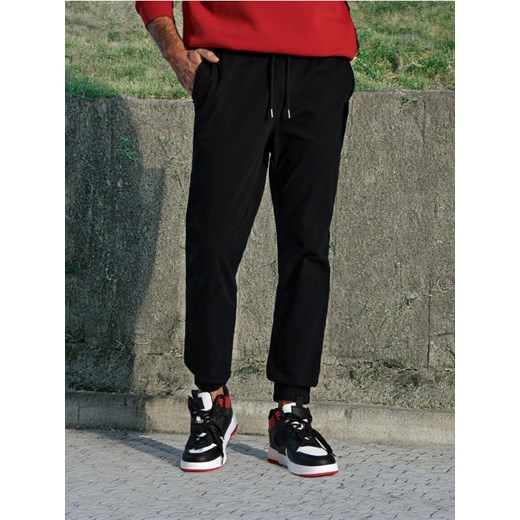 Sinsay - Spodnie jogger - czarny ze sklepu Sinsay w kategorii Spodnie męskie - zdjęcie 173443485