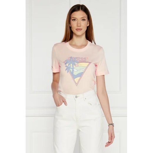 GUESS T-shirt | Regular Fit Guess XS Gomez Fashion Store okazja