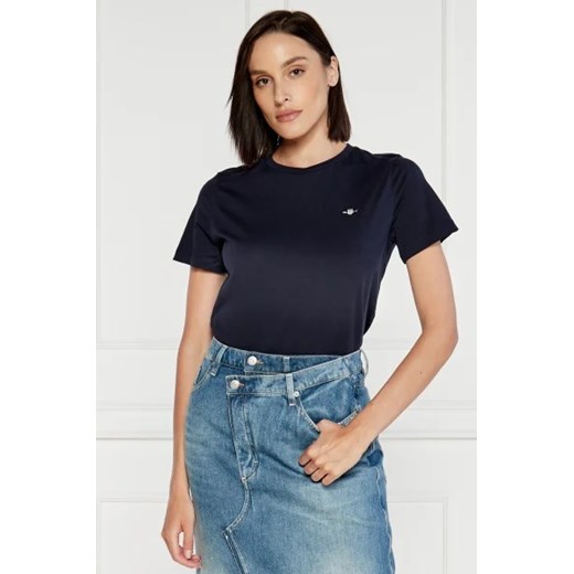 Gant T-shirt REG SHIELD | Regular Fit Gant XS wyprzedaż Gomez Fashion Store