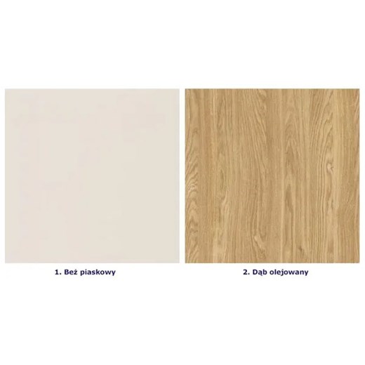 Front do zmywarki z panelem odkrytym 60 cm beż piaskowy - Skania 22X Elior One Size Edinos.pl