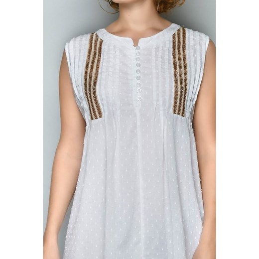 H.H.G. Sukienka w kolorze biało-brązowym XL okazja Limango Polska