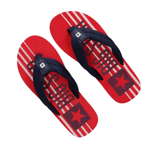 Japonki Big Star JJ174543 Czerwone/Granat ze sklepu Arturo-obuwie w kategorii Klapki męskie - zdjęcie 173449985