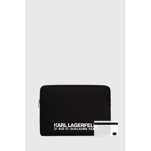 Karl Lagerfeld pokrowiec na laptopa kolor czarny 245M3203 Karl Lagerfeld One size ANSWEAR.com