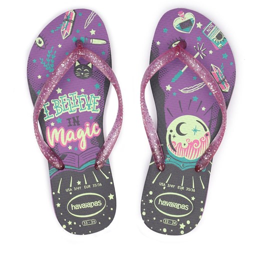 Japonki Havaianas 41299342297 Kolorowy Havaianas 28 okazja eobuwie.pl