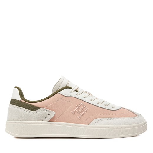 Sneakersy Tommy Hilfiger Th Heritage Court Sneaker Sde FW0FW08037 Różowy Tommy Hilfiger 40 eobuwie.pl