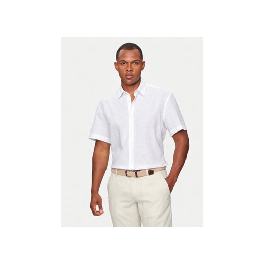 JOOP! Jeans Koszula 137Haris_1_2 30041310 Biały Casual Fit ze sklepu MODIVO w kategorii Koszule męskie - zdjęcie 173456608
