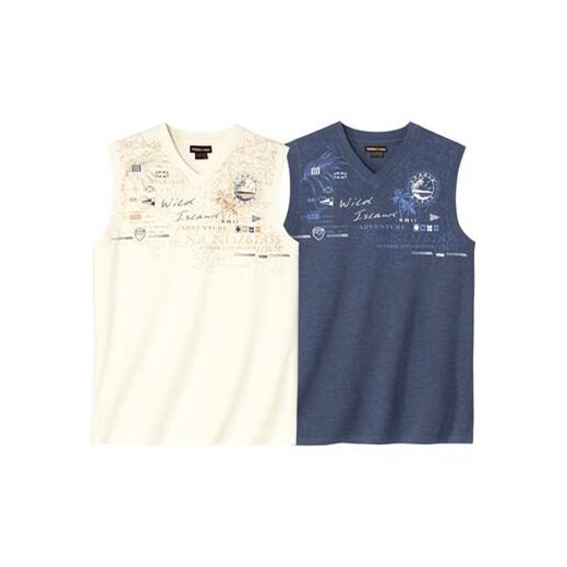 Zestaw 2 koszulek bez rękawów Adventure ze sklepu Atlas For Men w kategorii T-shirty męskie - zdjęcie 173456986