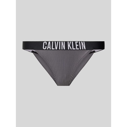 Figi bikini z elastycznym pasem z logo model ‘BRAZILIAN’ ze sklepu Peek&Cloppenburg  w kategorii Stroje kąpielowe - zdjęcie 173459785