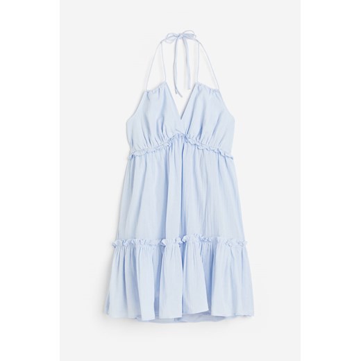 H & M - Sukienka z mocowaniem na karku - Niebieski H & M XL H&M