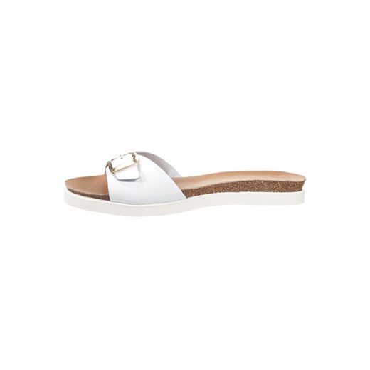 mint&berry Klapki bianco zalando abstrakcyjne wzory