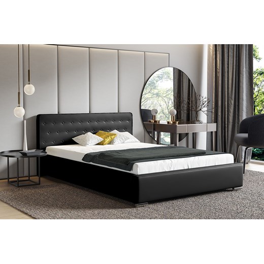 Łóżko tapicerowane Lisbona 3X 140x200 - 44 kolory Elior One Size Edinos.pl