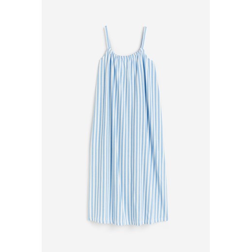 H & M - Dżersejowa sukienka oversize - Biały H & M M H&M