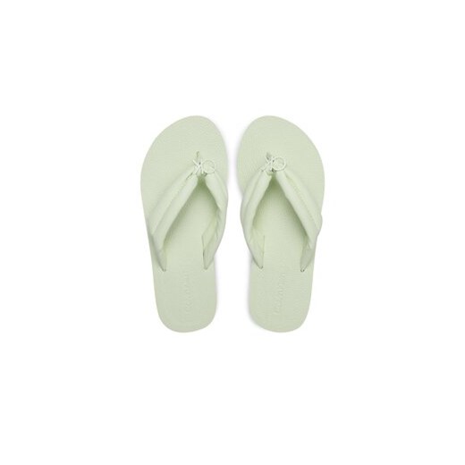 Calvin Klein Japonki Flatform Flip Flop W/Hw HW0HW01503 Zielony ze sklepu MODIVO w kategorii Klapki damskie - zdjęcie 173466707