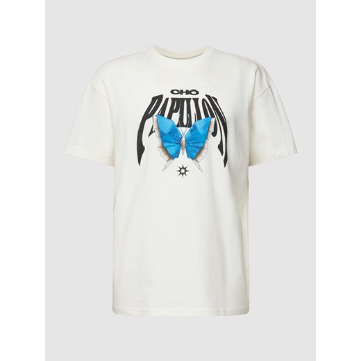 T-shirt z nadrukowanym motywem ze sklepu Peek&Cloppenburg  w kategorii T-shirty męskie - zdjęcie 173468758