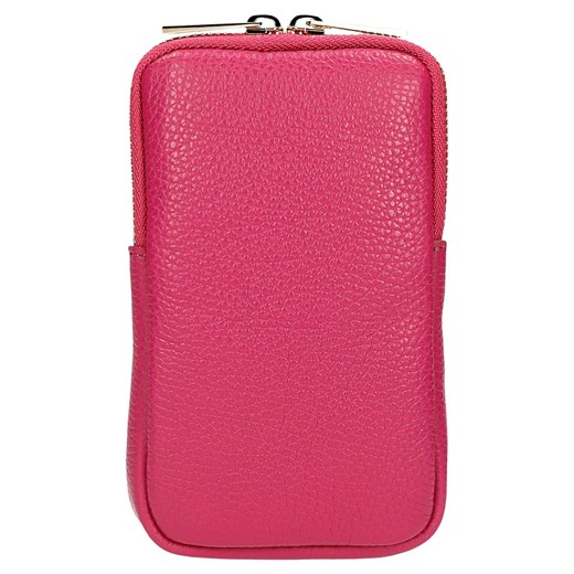 Wojas Różowe Etui Na Telefon Ze Skóry Licowej ze sklepu Wojas w kategorii Etui - zdjęcie 173477779