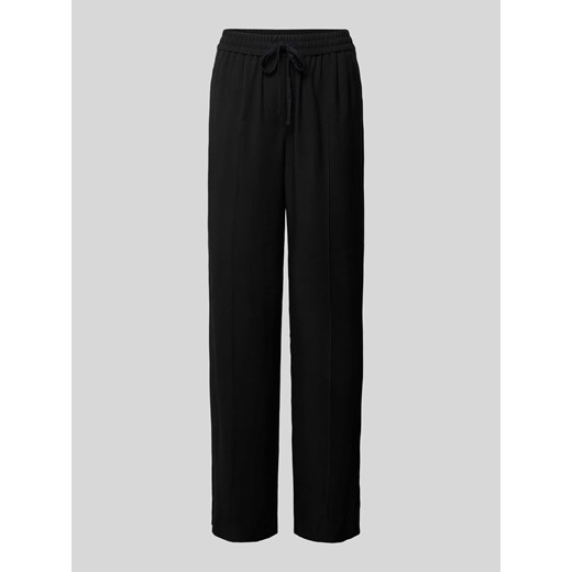 Spodnie materiałowe o kroju regular fit z przeszytym kantem model ‘Contri’ ze sklepu Peek&Cloppenburg  w kategorii Spodnie damskie - zdjęcie 173478745